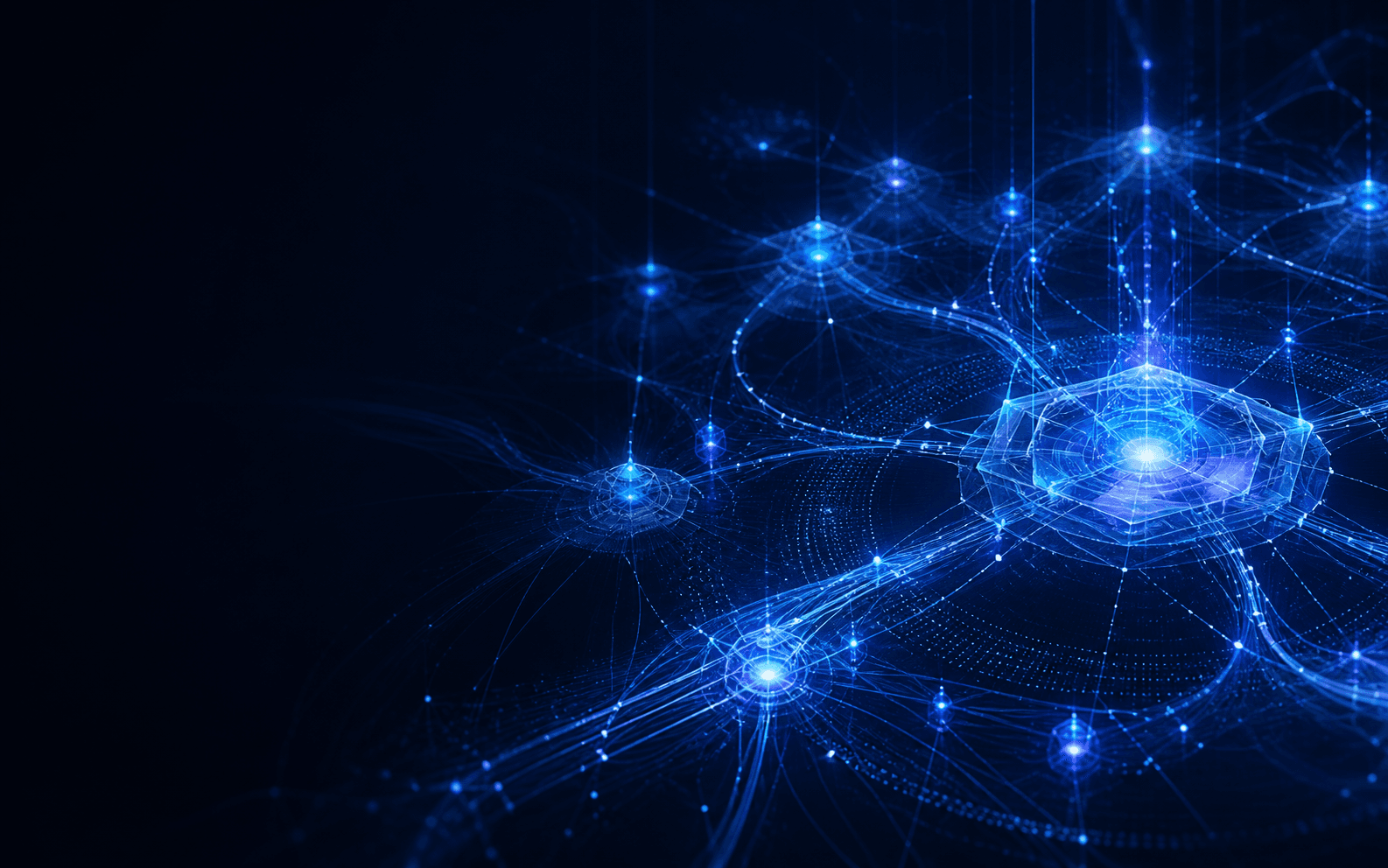 Abstract network of autonomous AI agents exchanging information